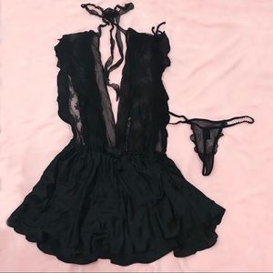 Victoria’s Secret Designer Babydoll and Thong Set